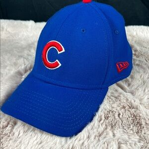 New Era 39Thirty Chicago Cubs Blue MLB Hat | Small-Medium w Authenticity Sticker